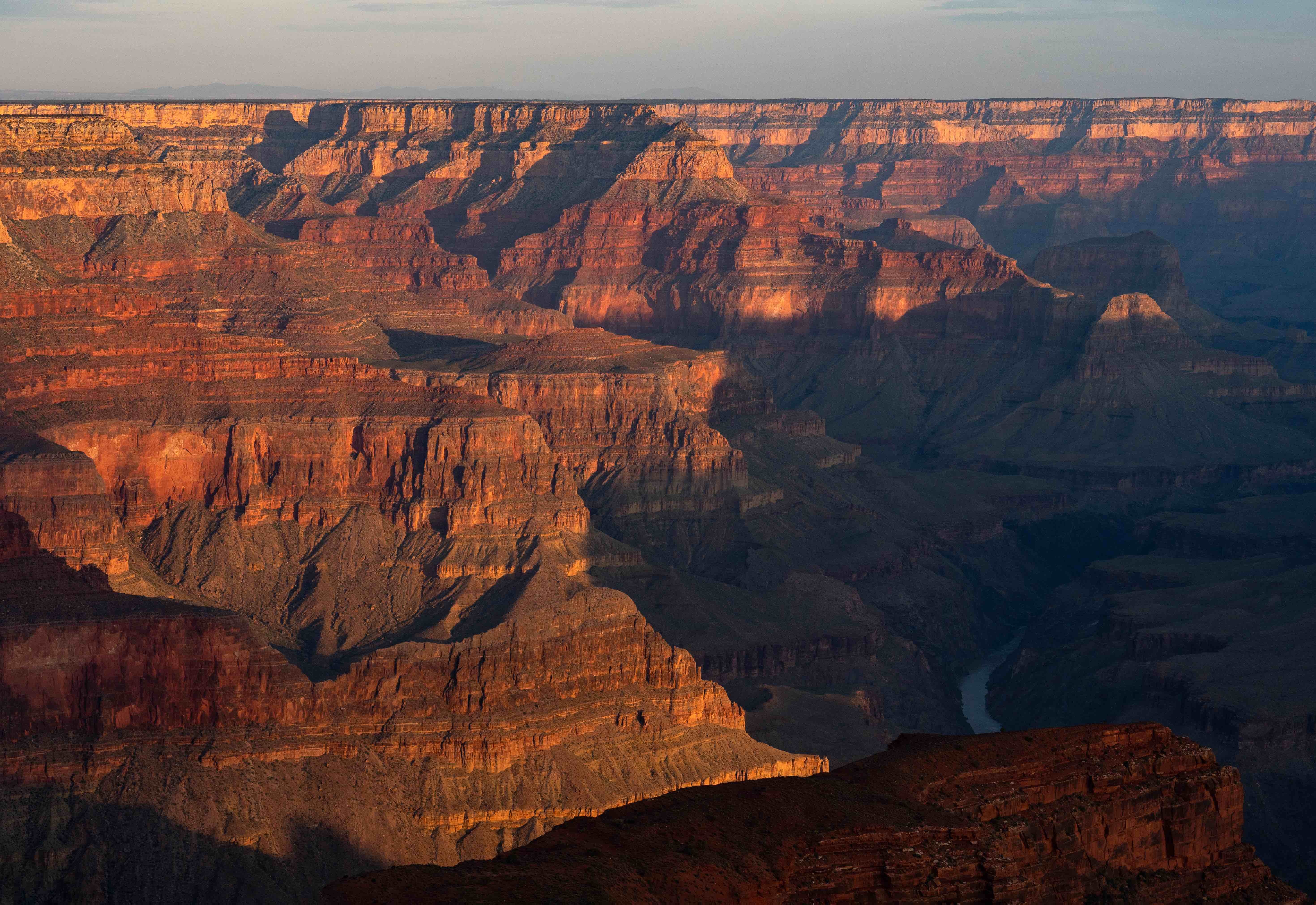 View of Grand Canyon and the Colorado River from the South Rim