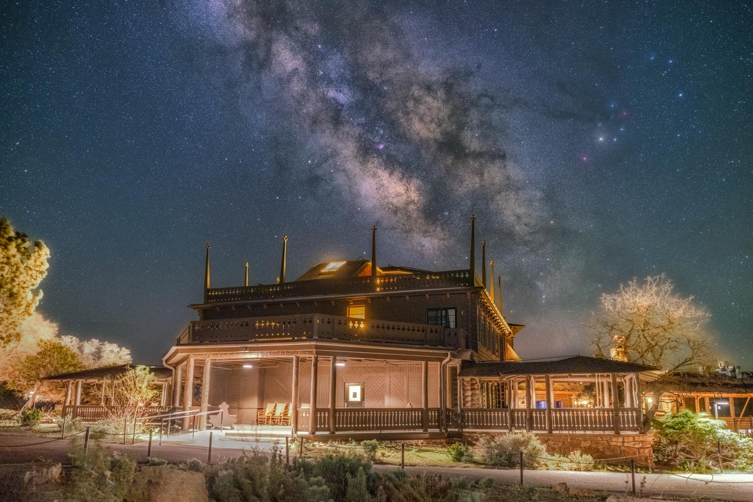 Milky Way Over El Tovar PC Imma Barrera