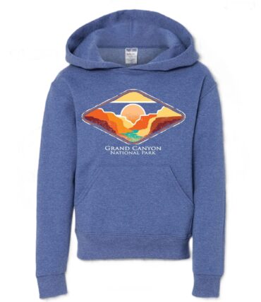 Diamond Horizontal Scene Youth Hoodie, Grand Canyon youth junior ranger