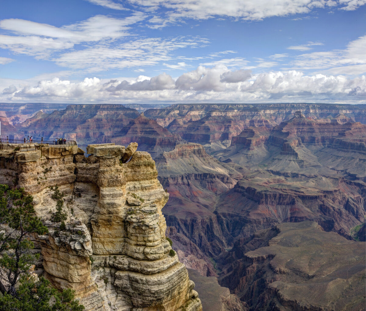 Grand Canyon National Park: Mather Point Pano 03
Summer clouds forming over Mather Point, Grand Canyon National Park. NPS Photo by W.Tyson Joye.