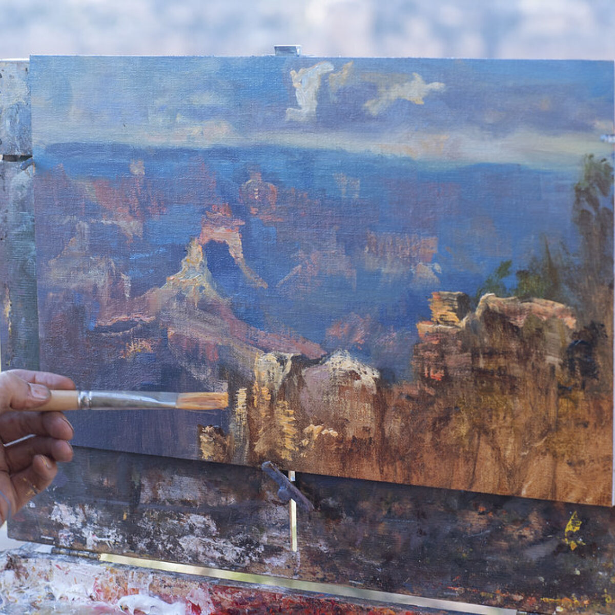 Plein Air Painting on the Rim