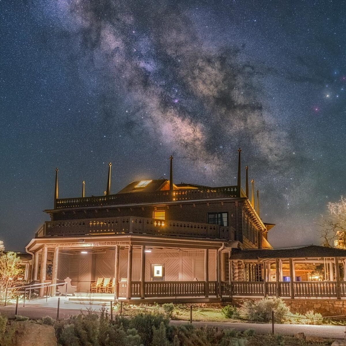 Milky Way Over El Tovar PC Imma Barrera