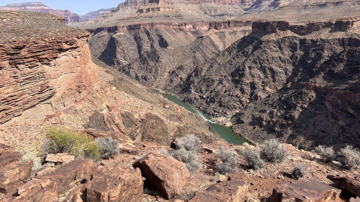 View of the Colorado from the Tonto Trail West