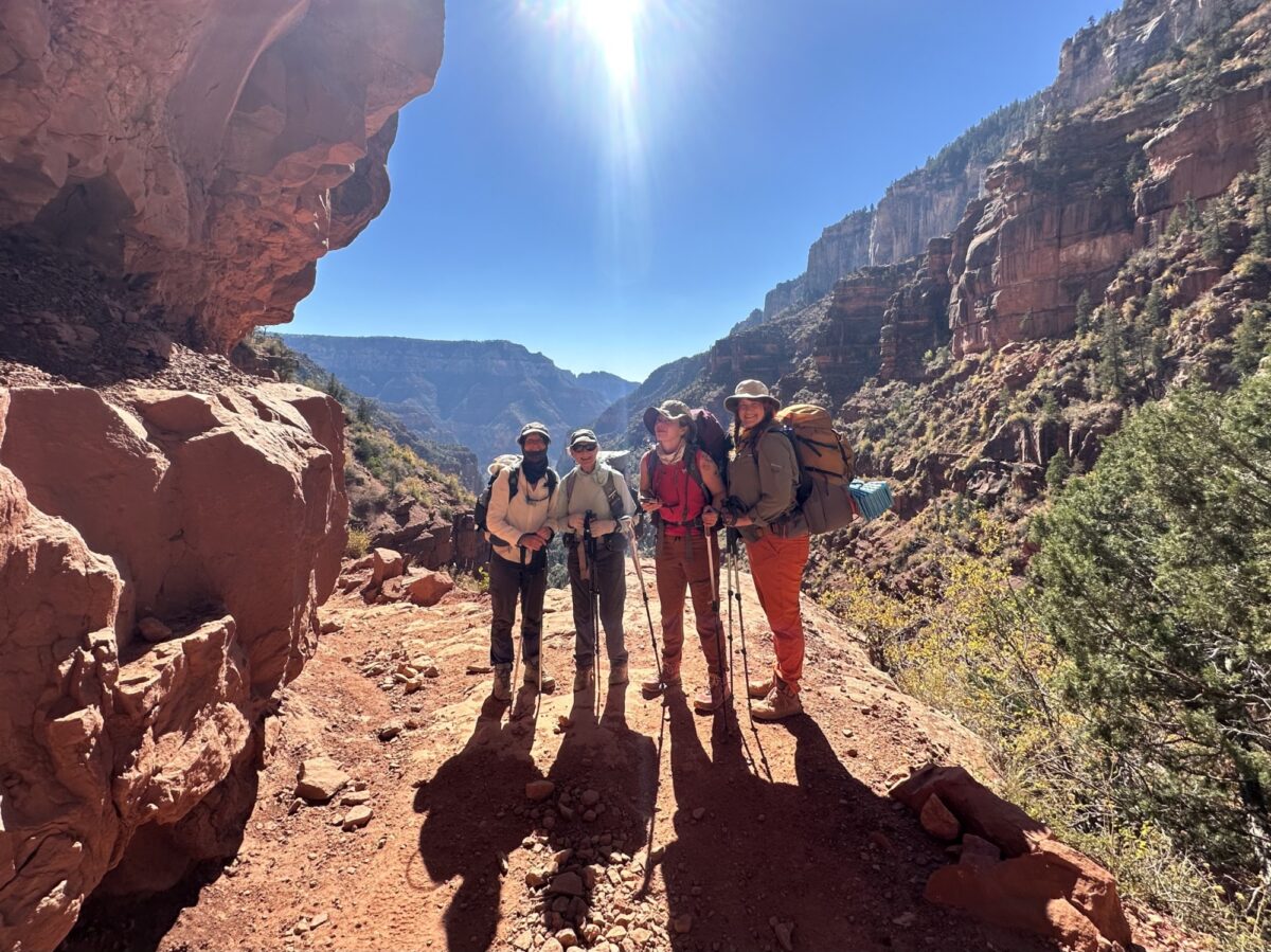 Grand Canyon Conservancy Field Institute Hikers on the North Rim