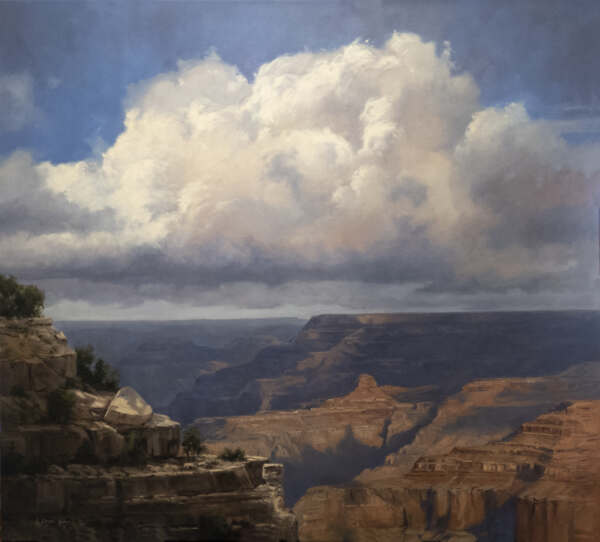 Cloud above Grand Canyon