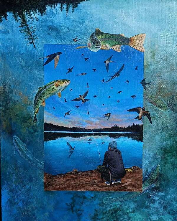 Swallow Dreams Acrylic