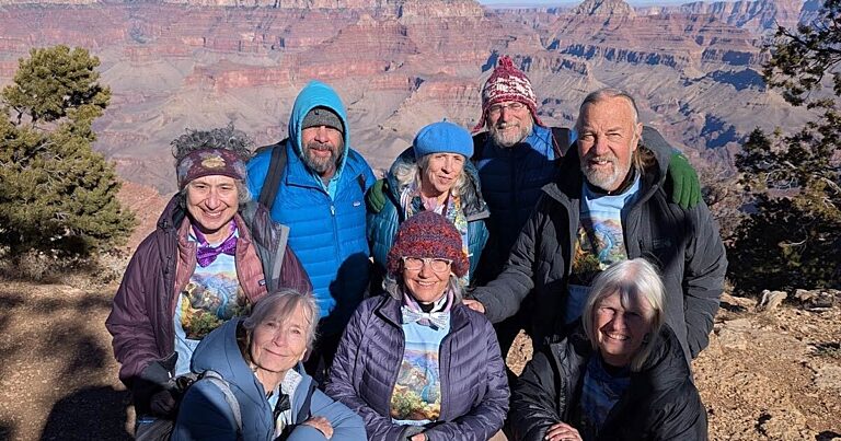Cynda and friends on Jan 18, 2025 at Shoshone Point