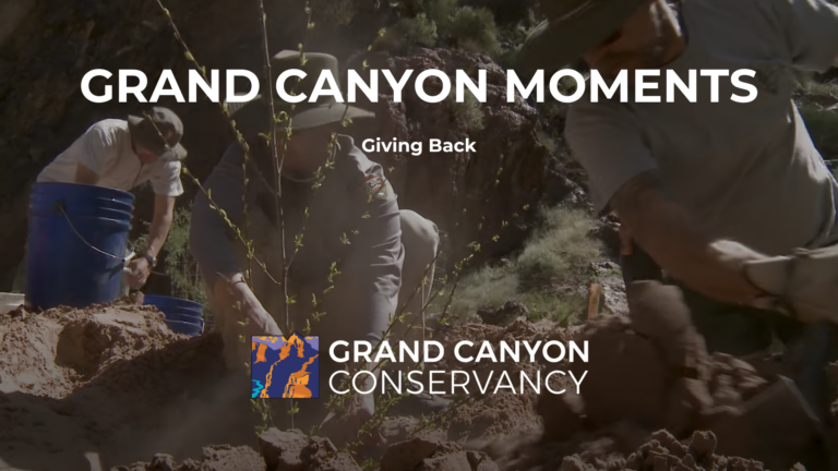 Grand Canyon Moments: Giving Back
