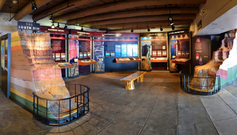 Grand Canyon: Yavapai Museum of Geology 7707
How old is the Grand Canyon? How did it form? The exhibits at Yavapai Geology Museum (originally named Yavapai Observation Station) hold the answer to these and other geology questions.