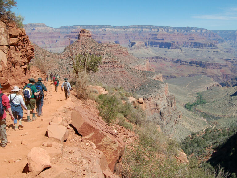 Hiking Bright Angel Trail Photo NPS M/Quinn