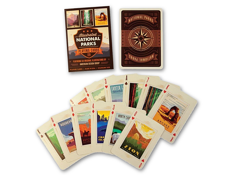 National Park Playing Card Set w border