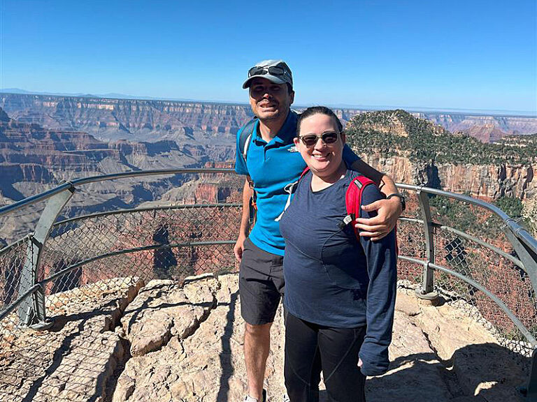 Hiking the Transept Trail the morning of June 24, 2025.