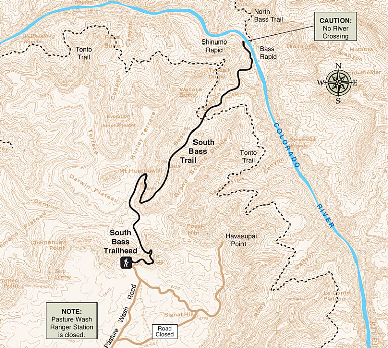 South Bass Trail map 2017
