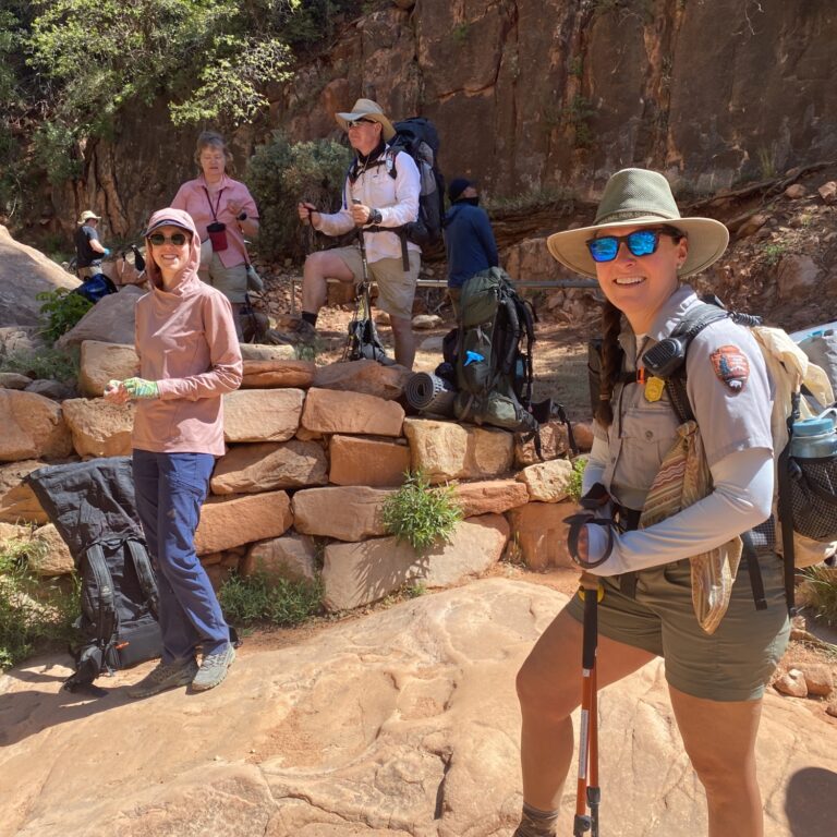 Park Ranger at Supai Tunnel