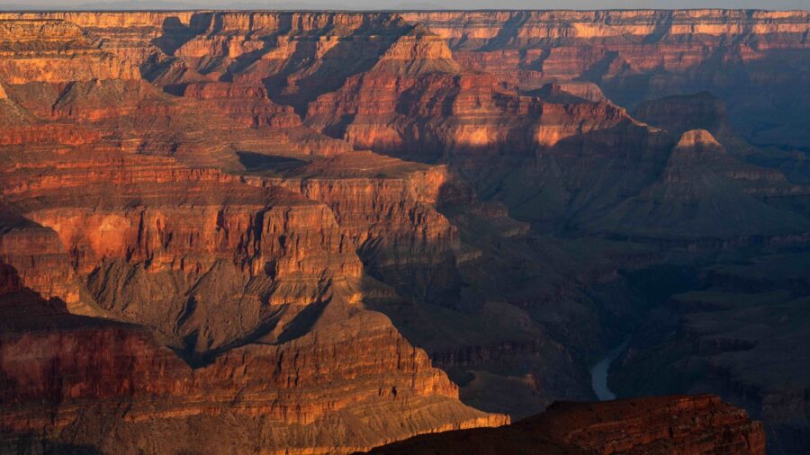 View of Grand Canyon and the Colorado River from the South Rim