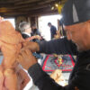 Duwayne Chee Sr carving wood sculpture